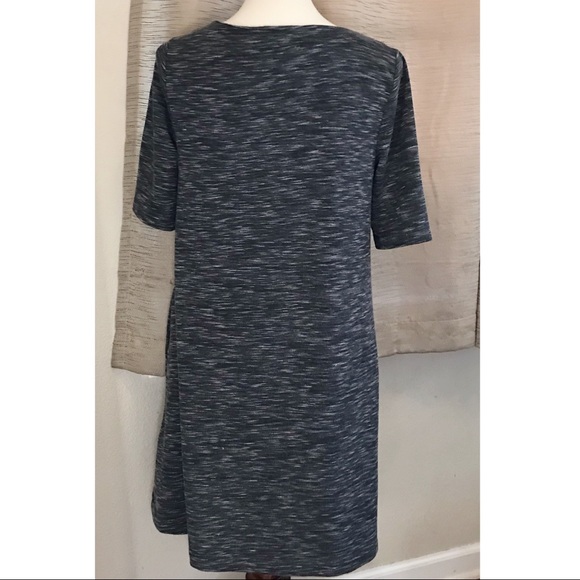 Kenar Gray Short Sleeve Dress with Pockets Size M - Picture 2 of 4